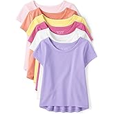 The Children's Place Girls The Children's Place Baby and Toddler Girls High Low Basic Layering Tee