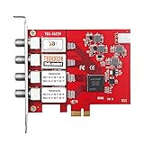 TBS6522H Quad Tuner PCIe Card DVB-S2X S2 S T2 T C2