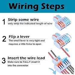 84 pcs Lever Wire Connectors kit with Bases