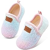 Lefflow Toddler Slippers Boys Girls House Shoes Slip on Baby Sock Shoes Lightweight Outdoor Walking Shoes