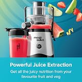 Nutribullet Stainless Steel 400W Juicer Set 10 Pieces 16 oz Black view 4
