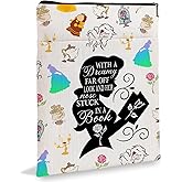 Princess Dreamy Book Sleeve, Beauty Inspired Book Sleeve, Fairytale Lover Gift A Tale as Old as Time Gift Book Cover, Paperback Book Cover with Zipper6JB036