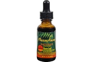 NEEMAURA Neem Aura Certified Organic Triple Strength Neem Leaf Extract 1 to 5-1 fl oz
