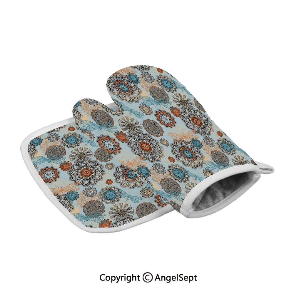 Best Frozen Light Blue Oven Mitt