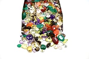 kanta incorporation Unisex 500+ Carats Loose Mixed Gems Wholesale Lot. Natural Faceted Semi Precious Gemstones. Kantaincorporation Loose Gemstone