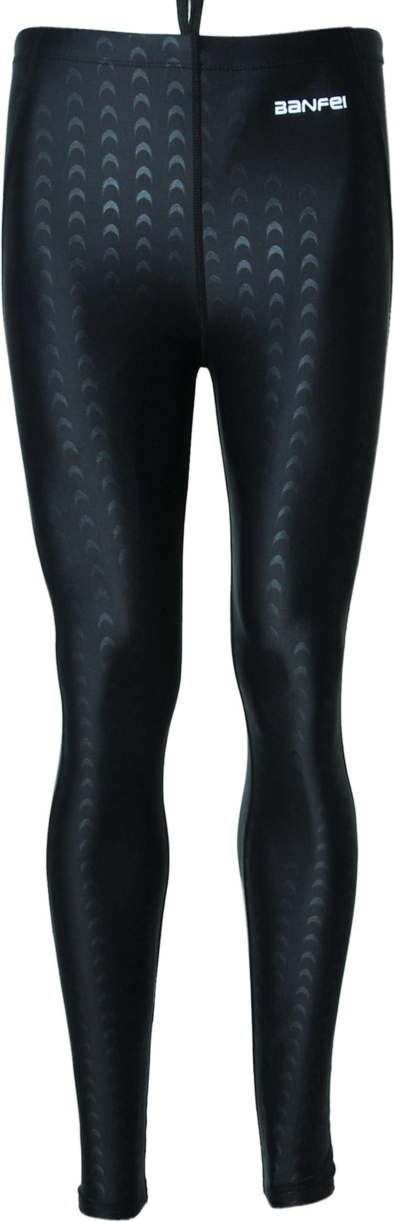 FEOYA Mens Long Diving Leggings Surfing Basic Pants Swimming Trunks