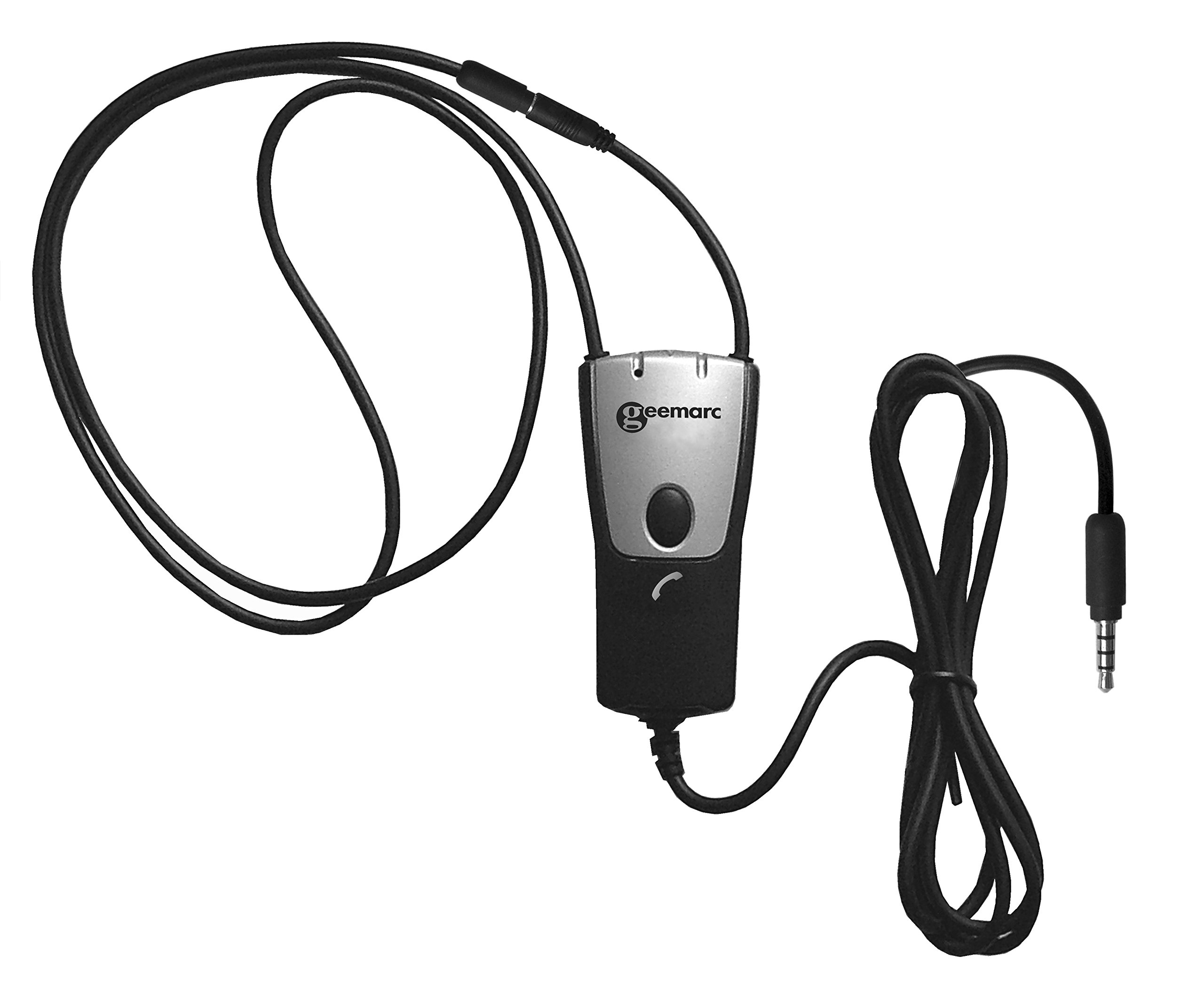 Geemarc ILoop+ - Magnetic Neck Loop for Mobile Phones and Audio Devices - Works as Hands-free Kit - High Sound Amplification - For Hearing Aids Users