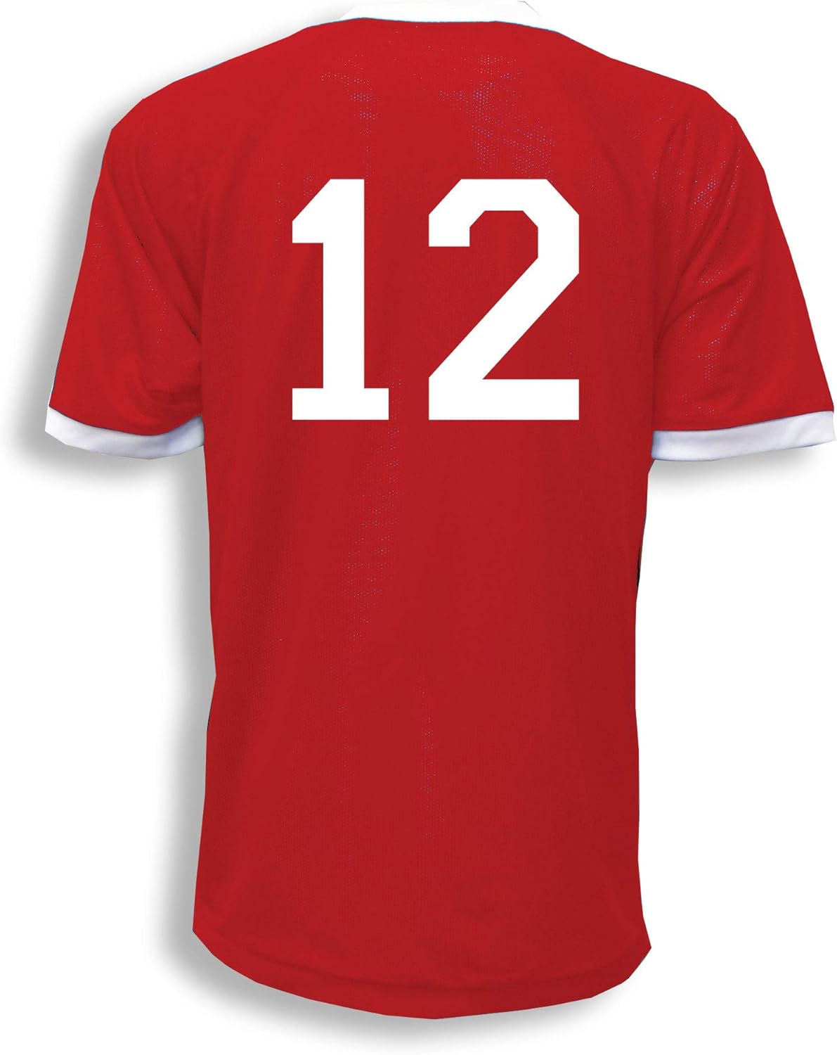 Reversible sports jersey, personalized with player number