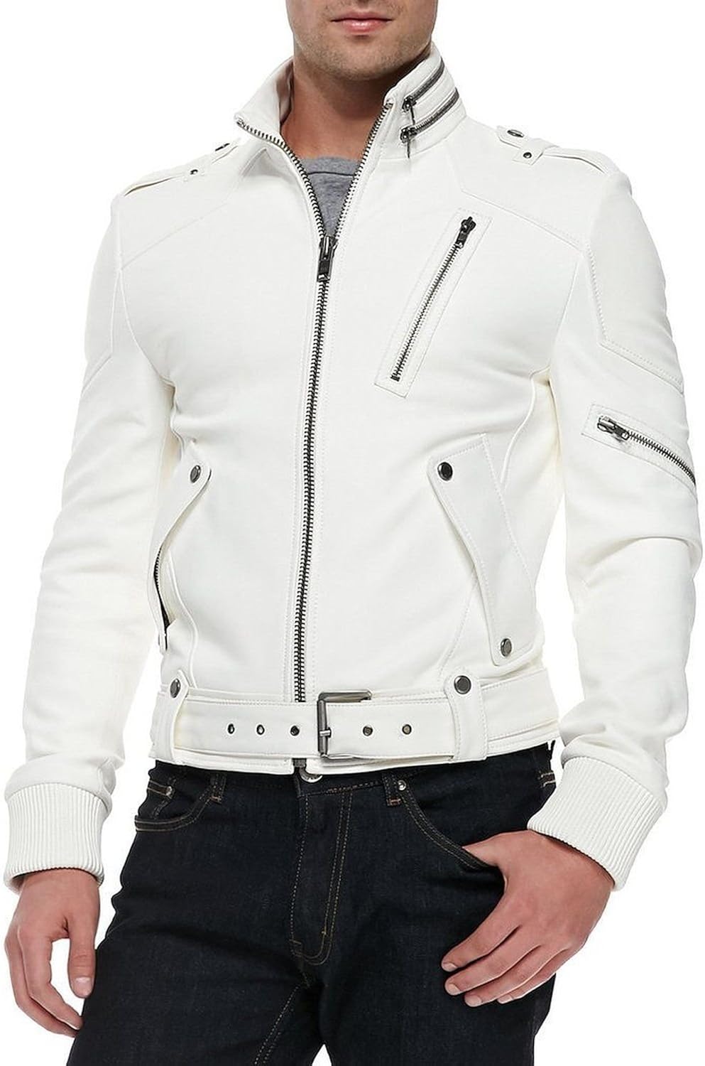Most Preferential World Of Leather Moto Style Genuine Lambskin Leather Jacket Biker Motorcycle Xxxl At Men S Clothing Store World Famous Sale Online Maaun Net
