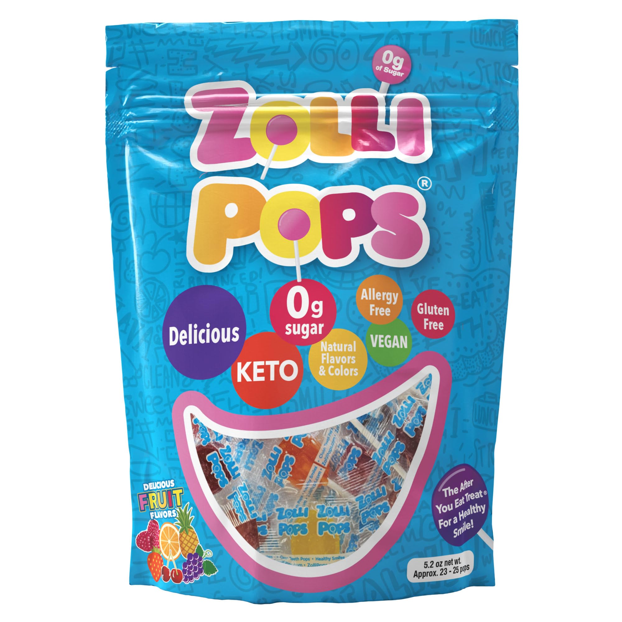 Photo 1 of ***BB 11/27***Zolli, Lollipops Xylitol Variety, 5.2 Ounce