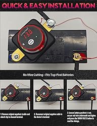 500A Smart Battery Disconnect Switch 12V with