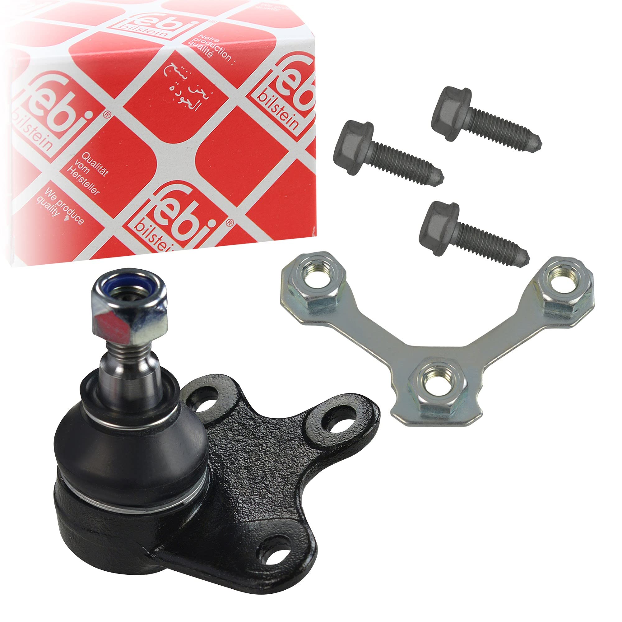 febi bilstein 19410 Ball Joint with additional parts, pack of one