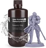 ELEGOO Water Washable Resin 2.0 405nm Grey 1KG Low Shrinkage High Detail