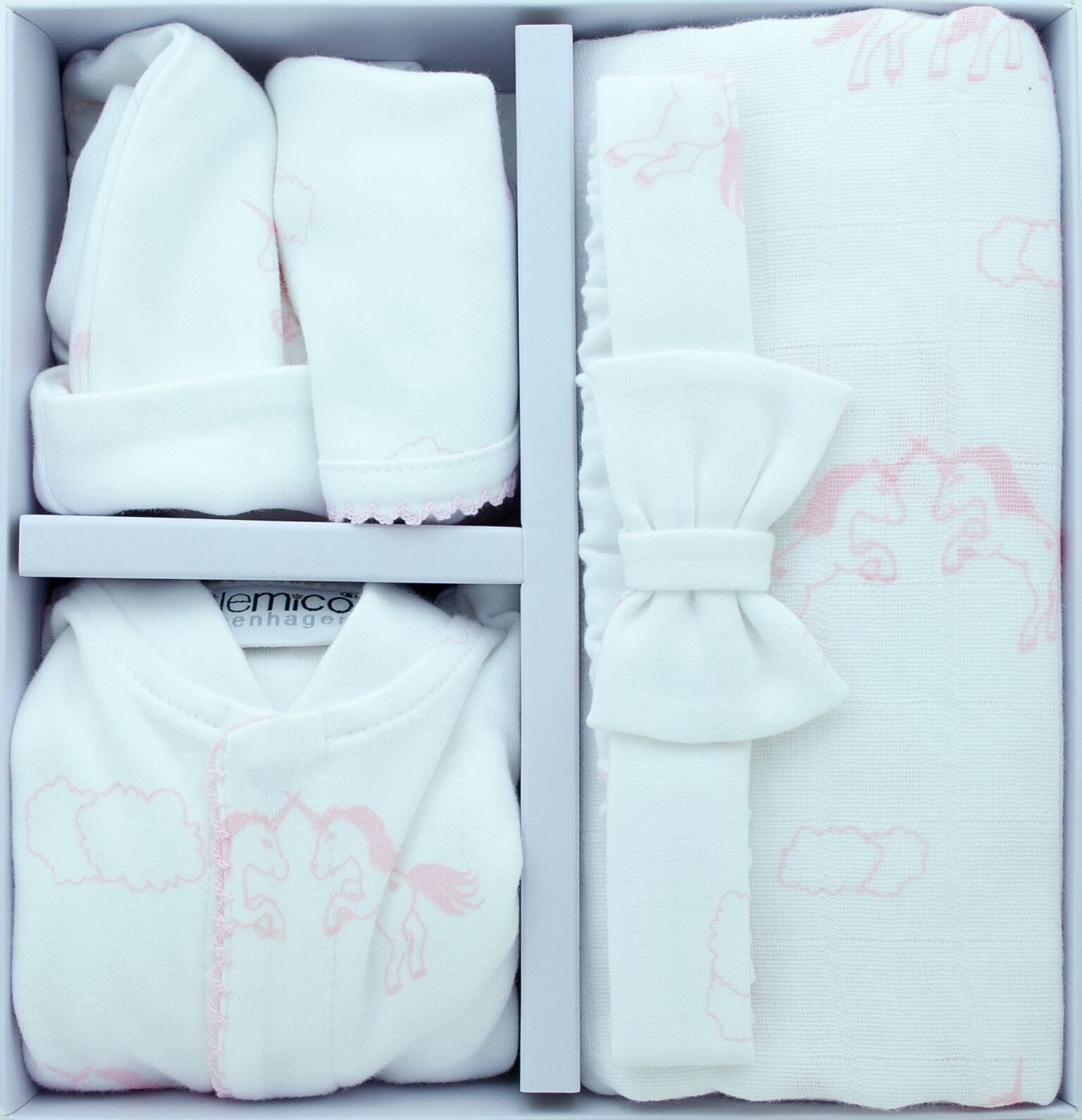 Little Mico Unicorn Take Me Home Gift Box, White