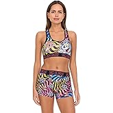 COCO BRANDS Womens Underwear Set - 2 Piece Racerback Sports Bras for Women & Boys Shorts Womens Bra and Panty Set (S-XL)