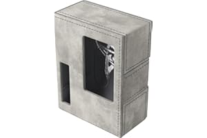 Gamegenic Arkham Horror Investigator Deck Tome - Premium Deck Box for Arkham Horror: The Card Game, Holds a Full Investigator Deck, Neutral - Gray Color, Made