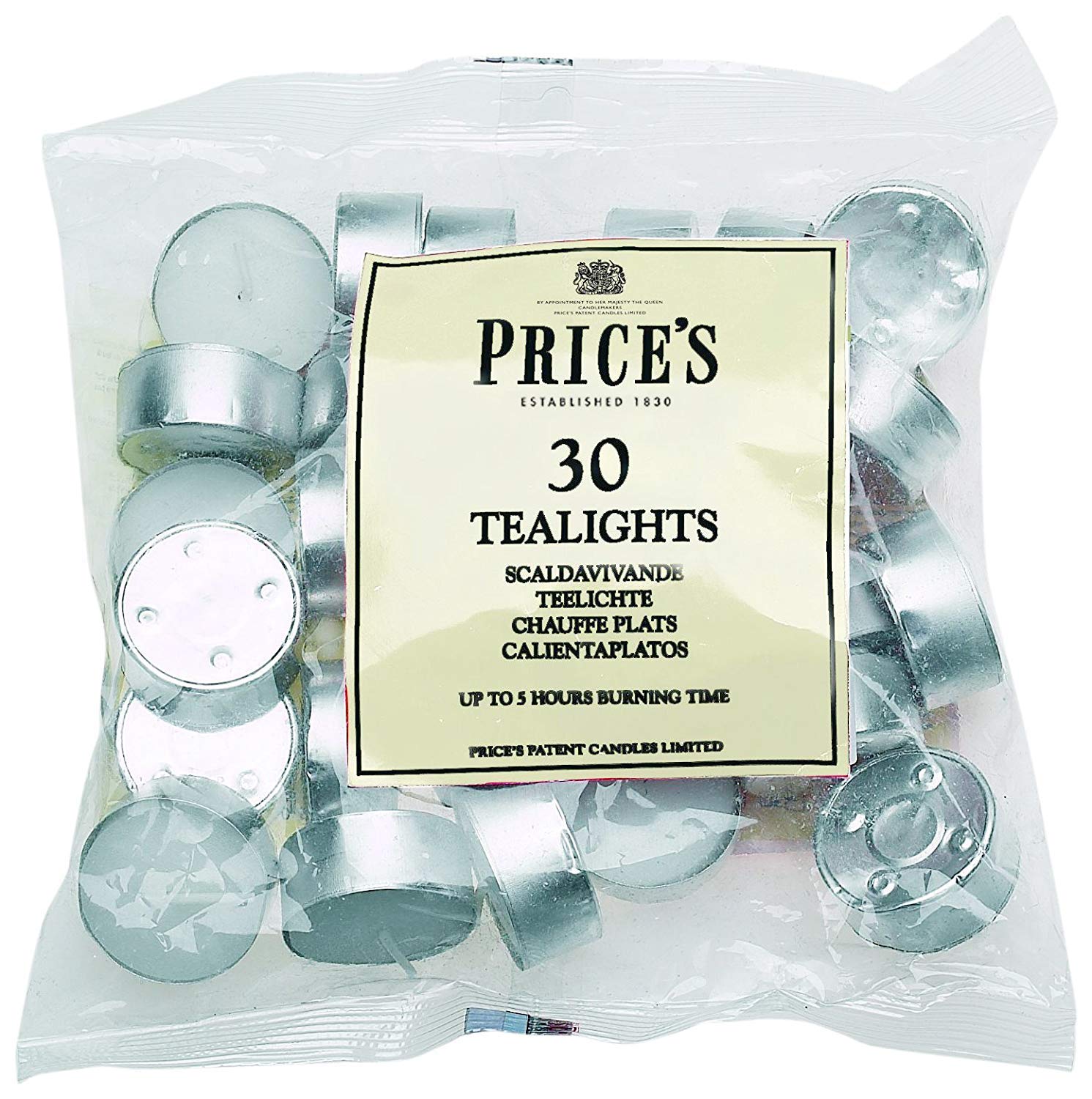 2 X White Tealight Bag, Pack of 30