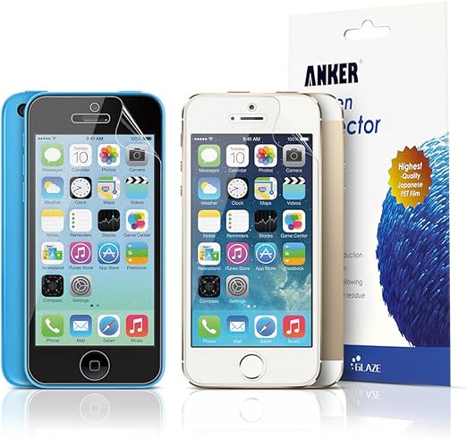 Anker Matte Screen Protector For Iphone 5s Iphone 5c Iphone 5 3 Pack Highly Transparent Anti Glare Anti Fingerprint With Lifetime Warranty Amazon Ca Cell Phones Accessories