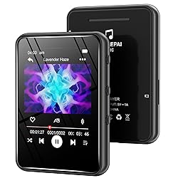 MP3 Player with Bluetooth, Full Touch Screen Music