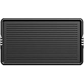 BEHERO Boot Tray Shoe Mat, Rubber Shoe Matt Tray Indoor/Outdoor Use, 16" x27.5" Shoe Cleaning Mat Non-Slip with Raised Edge for Entryways, Decks, and Patios (Black)