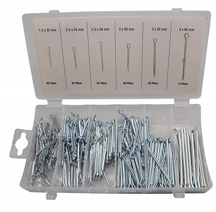 Splinte 300tlg. Sortiment 25-65mm Splint Sicherungsstifte