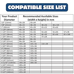 Supplement and Supply 115 x 28 mm Clear Perforated