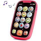 Yerloa Baby Phone Toy for 1 Year Old Girls,Musical Baby Toys with Lights, Music,Sound, Baby Mobile Phone Toys 6 9 10 12 Month