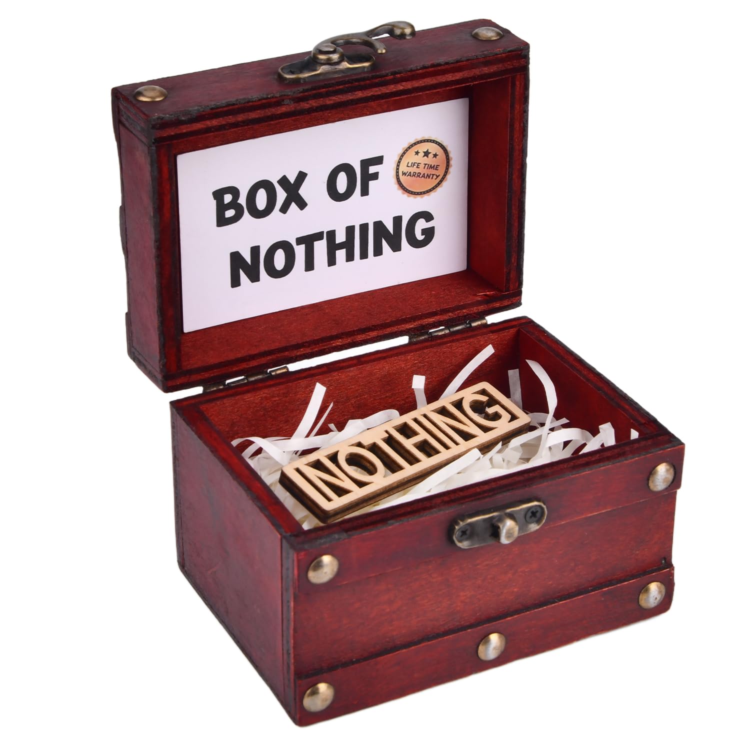 Dandin Gift of Nothing, Joke Gifts for Person Who Wants Nothing, Gag Box of Nothing, Funny Gifts for Friends, Box of Nothing, Funny Birthday Gifts