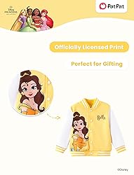 Disney Princess Belle Toddler Girl Varsity Bomber