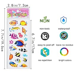 24 Sheets(500+) 3D Puffy Stickers for Toddlers