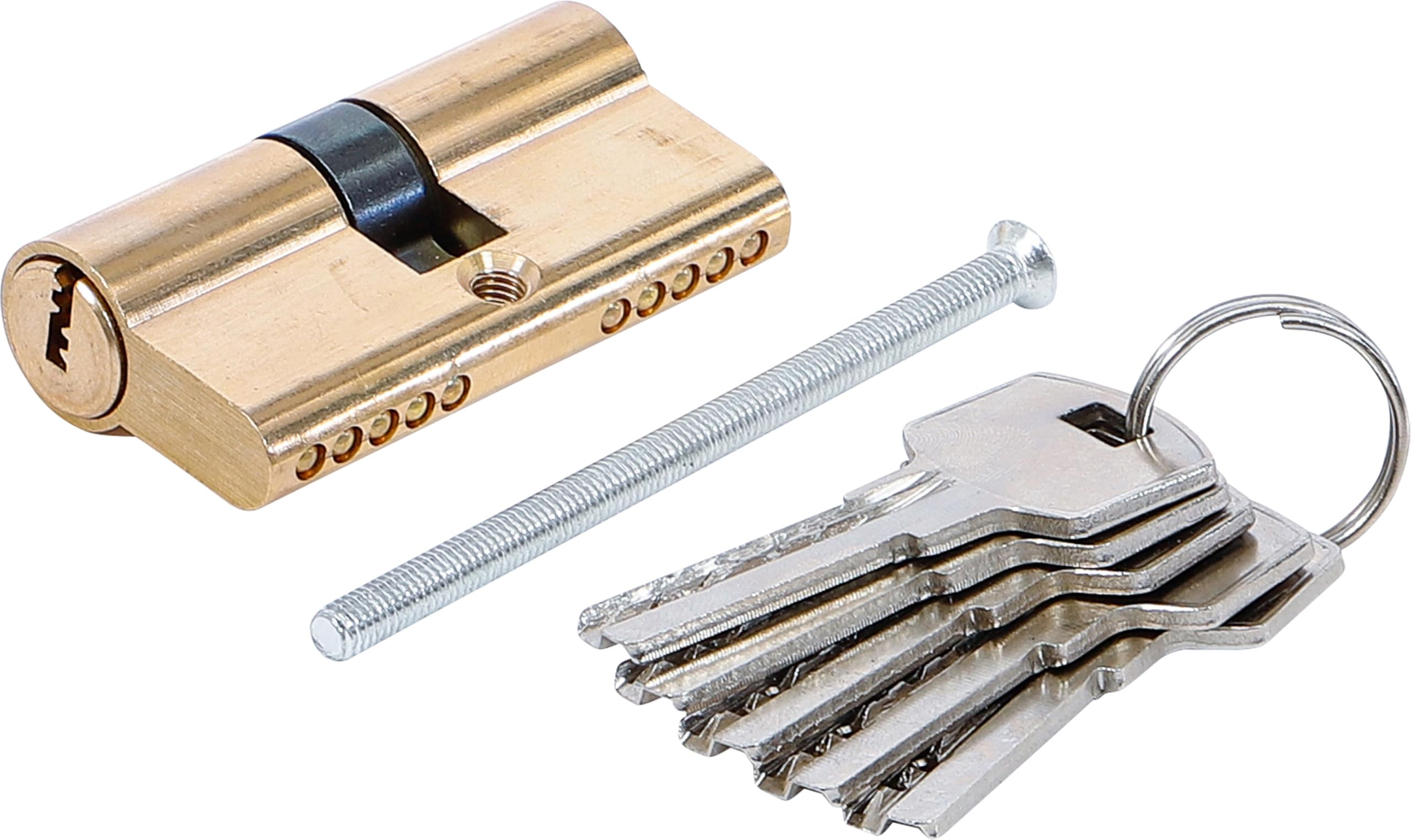 BGS Diy 8091 | Brass Cylinder Lock | 60 mm