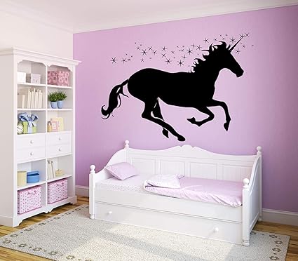Amazon Com Unicorn Decals For Girls Room Unicorn Bedroom