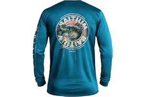 BAITIUM Fishing Shirts for Men, Mens Fishing Shirts Long Sleeve, UPF 50 Quick Dry, Rash Gaurd, Fishing Clothes for Men, Fishing Gear