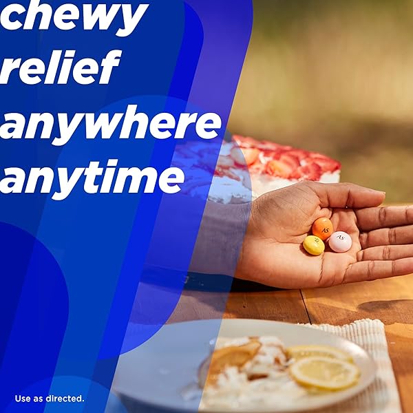 ALKA-SELTZER EXTRA STRENGTH HEARTBURN RELIEFCHEWS, ANTACID FOR FAST HEARTBURN & ACID INDIGESTION RELIEF ON THE GO, 200 CT