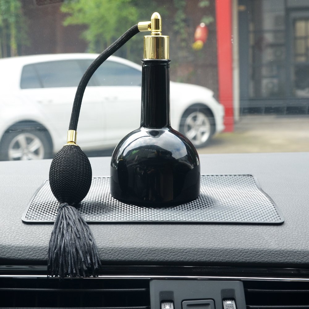 Extra Large Non-Slip Magic Anti-Slip Mat Mounted Slide-Proof Rug Pad Car Dashboard Magic Sticky Dash Adhesive Mat Cell Phone Holder - Black … (1)