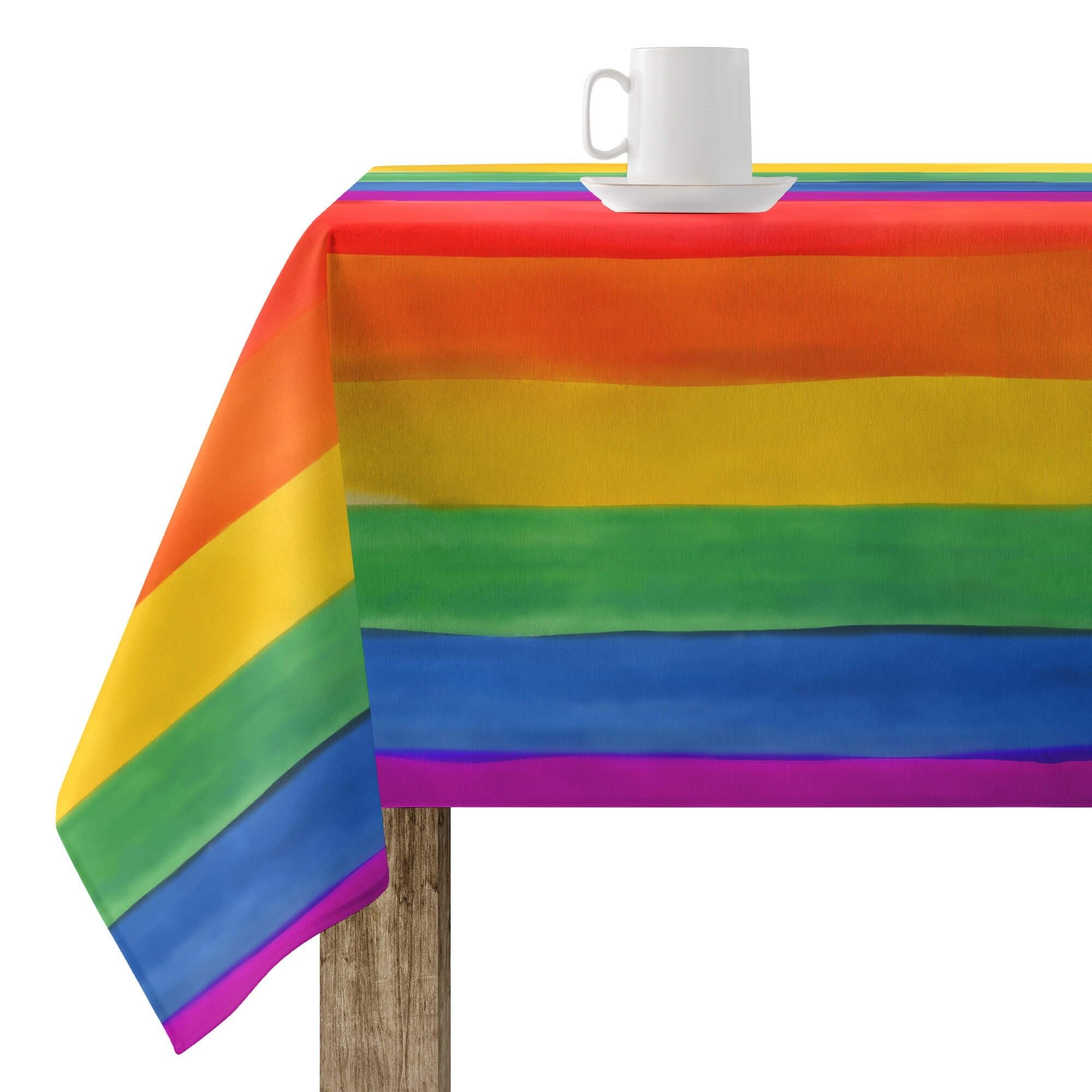 Belum Stain-Resistant Resin Tablecloth, Size: 140 x 140 cm, Fabric: 100% Cotton, Resin Coated, Stain Resistant, 300 g, Model: Pride 80