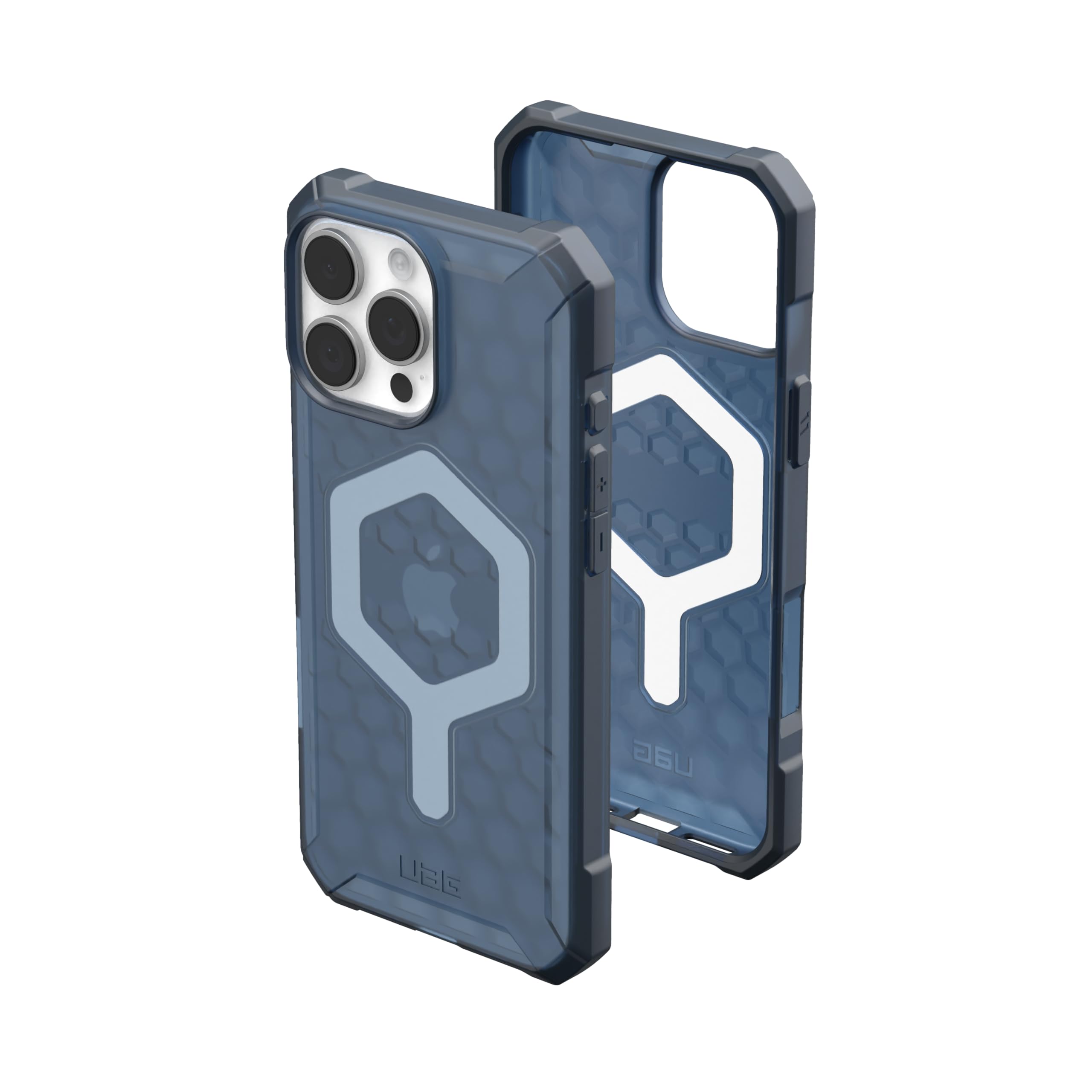 URBAN ARMOR GEAR UAG Designed for iPhone 16 Pro Max Case 6.9" Essential Armor - Compatible with MagSafe Charging Rugged Slim Sleek Shockproof Anti-Slip Military Grade Protective Cover, Cloud Blue