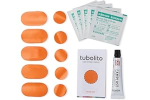 Tubolito Patch Kit Includes 5 Large and 5 Small Patches with Glue Cartridge | High-Temperature Resistance | Long-Term Sealing