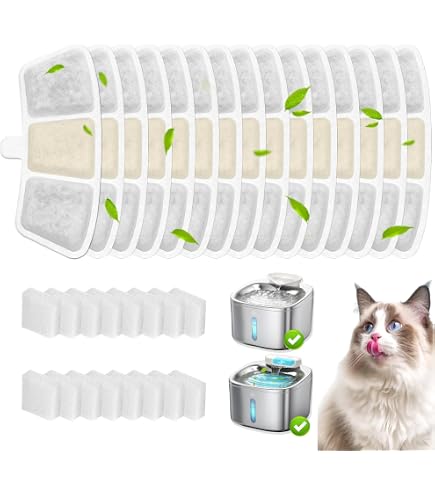 thumbnail image 2 of Rantizon Pet Fountain Filter Set 5 Pack 2 of 13