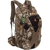 Timber Hawk Big Basin Camouflage Hunting Day Pack Backpack with Quiet Cloth Technology (Realtree Edge Camo)