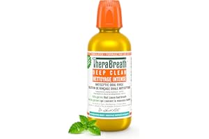 TheraBreath Deep Clean Mouthwash, Dentist-Formulated, Kills 99.9% of Germs Causing Bad Breath, Plaque & Gingivitis | Antisept
