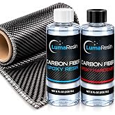 Carbon Fiber Repair Kit and Epoxy Resin Kit (16 oz) &ndash; 3K Twill Weave Carbon Fiber Cloth Fabric &amp; Laminating Epoxy for Automotive, Marine, and DIY Patch Repairs (36" x 12")