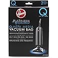 Hoover Vacuum Cleaner Bags for Platinum Upright Vacs, Pack of 2, Type Q, Hepa Filtration, Part # AH10000, Hoover Vacuum Bags Refill