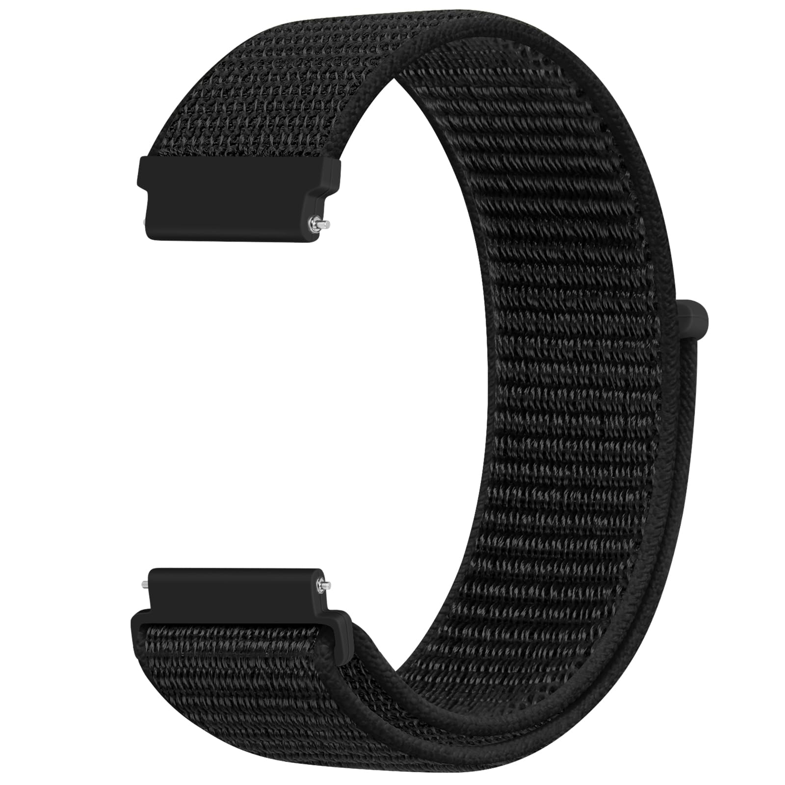 KIBDSNG Nylon 20mm Watch Strap Compatible with Garmin Vivoactive 6/5/3/3 Music/Forerunner 55/165/245/645/Venu/Venu 2 Plus,Sport Replacement Band for Samsung Galaxy Watch 7/6/5/4/FE 40mm 44mm