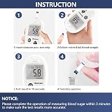 Sinocare Safe Accu Blood Glucose Monitor Kit with Strips Case UK mmol/L view 7