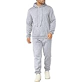 Men's Tracksuits 2 Piece Casual Long Sleeve Sweatsuits Athletic Hoodie and Sweatpants Set Jogging Suit
