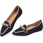 BEJINASH Womens Loafer Flat Shoes Pointed Toe Ballet Flats Mesh Breathable Dressy Casual Slip On Ballerina Walking Shoe for Daily