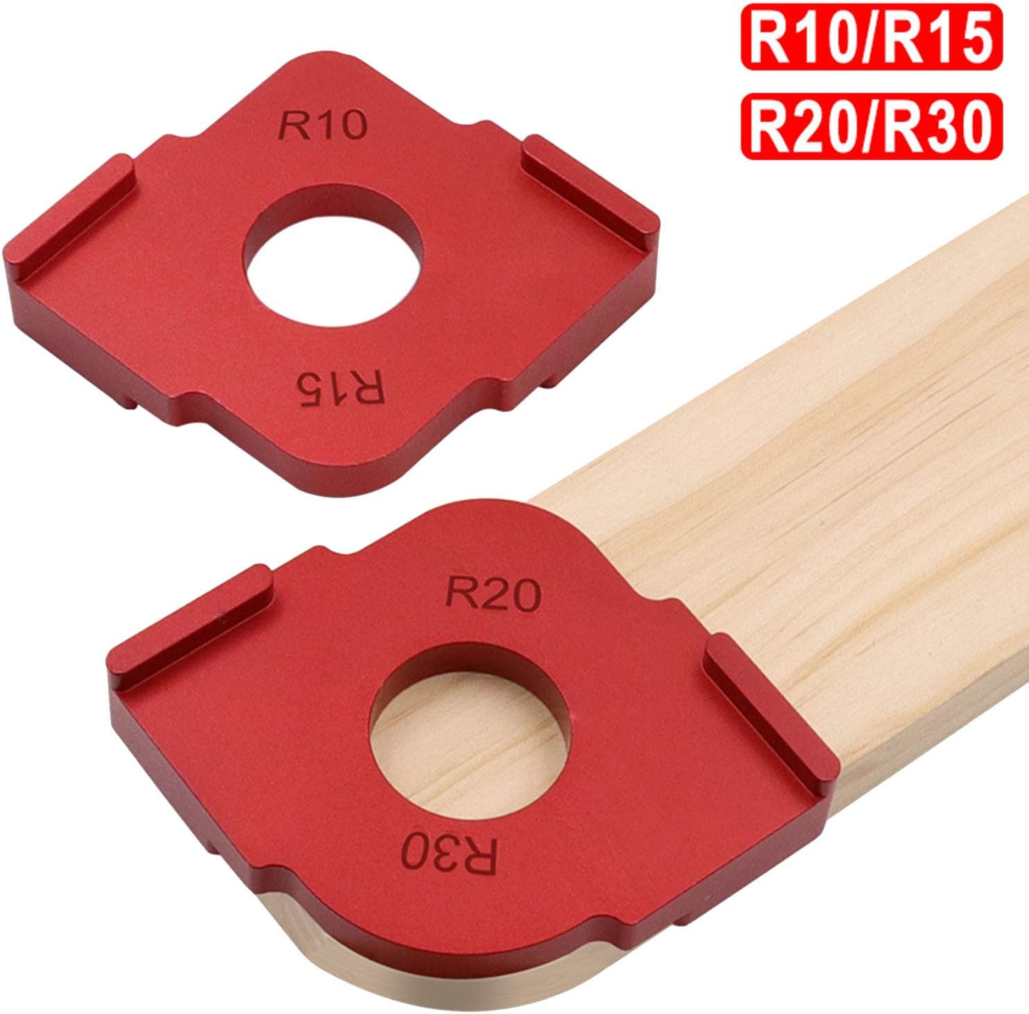 Radius Jig Router Template,Quick Routing Round Corner and Edge,DIY Compound Inside Curved for Woodworking Sign Making Guide Set: Arts, Crafts & Sewing