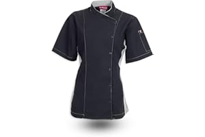 Chef Trends Women's Crossover Collar Keep Kool™ Mesh-Side Chef Coat C520