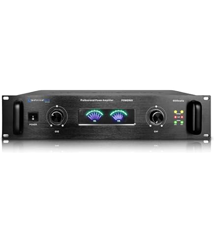 Technical Pro Professional Portable PA System, 2 Channel Digital